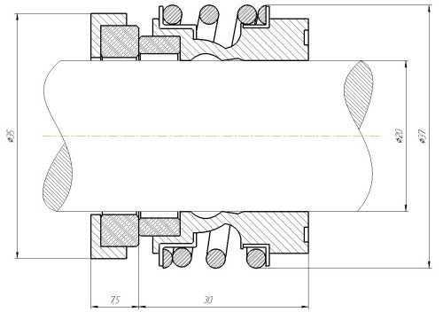 Uszczelnienie mechaniczne wału pompy Nocchi, Dreno, IMP Pumps, Johnson pump R-MG12 20, CAR/CER, EPDM, 304, G60