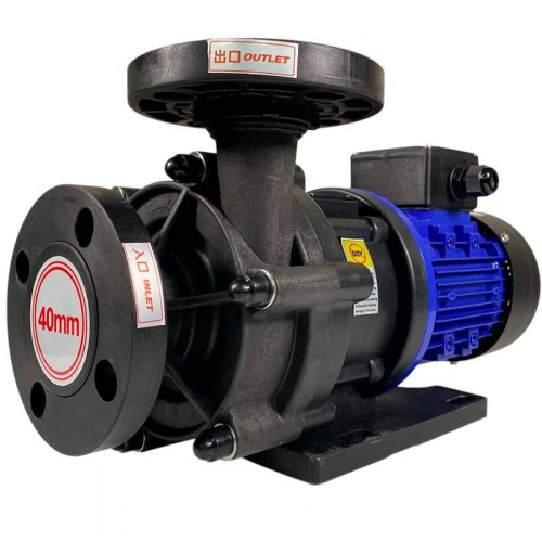 Pompa chemiczna ze sprzęgłem magnetycznym QHX-E-440SSV-5V38AFGABS-3801, CFRETFE, 0,37 kW, 380 V