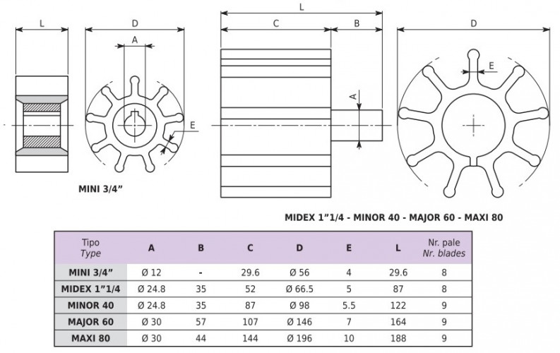 Pompa wirnikowa LIVERANI MINIVERTER MICRO 3/8" NR MF 0,56kW, 285-1400obr./min, 220V monoblok z wbudowaną przetwornicą częstotliwości