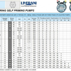Vortex ink pump LIVERANI EP JUNIOR 1 1/4 +BY-PASS, 58 l/min, TF/I, 0.56 kW, 2800 rpm, 380V, AISI 316, Seal Cer.-Grafite-NBR
