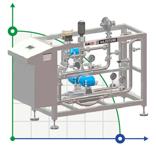 Automatische Milchverarbeitungseinheit HAUS MILKOTUNE