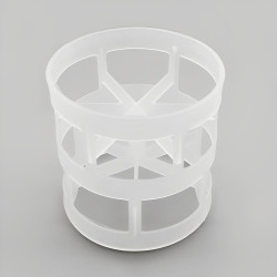 Plastikowe pierścienie Palla, PP, 38x38x1,2 mm, Plastic Pall Ring