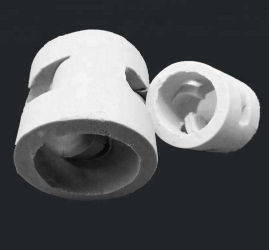 Ceramiczne pierścienie Palla, 25x25x3 mm, Ceramic Pall Ring