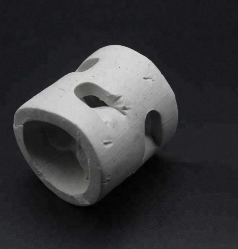 Ceramiczne pierścienie Palla, 25x25x3 mm, Ceramic Pall Ring