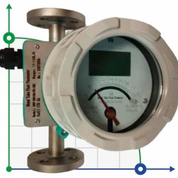 DN15 Przepływomierz ze stali nierdzewnej rotametr LZ PN40 (alkohol 96%), 11...110 l/h, 4-20mA, Ex