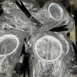 PN16 DN100 Zawór Motylkowy, korpus i tarcza wykonane ze stali nierdzewnej AISI 304, gniazdo PTFE