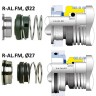 Uszczelnienie pompy Alfa Laval R-AL.FM 22, CAR/SIC, EPDM, 304
