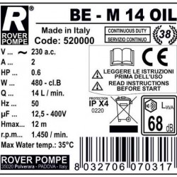 BE-M 14 pompa cieczowo-pierścieniowa