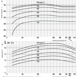 Pompa próżniowa 2BE1-153 z silnikiem EX 22 kW, 3 fazy, 380 V, 50 Hz, połączenie pasowe, AISI 304