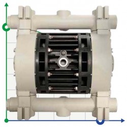Pneumatyczna pompa membranowa BOXER 150 PP IB150P-MTTPN--