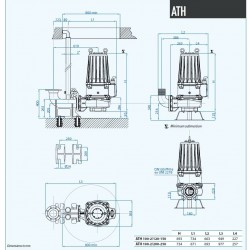 Pompa głębinowa Dreno ATH-EX 100-2/150 z wirnikiem odśrodkowym dwukanałowym
