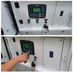 Przemysłowy generator diesla XHYP-36GF z ATS, silnik Perkins 50kVA, 36kW, 380V/50HZ typ zamknięty