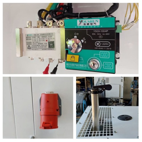 Przemysłowy generator diesla XHYP-36GF z ATS, silnik Perkins 50kVA, 36kW, 380V/50HZ typ zamknięty