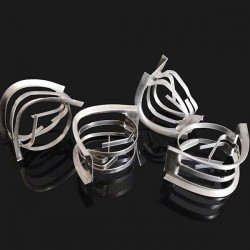 Metalowe Siodło Novalox-M, AISI 304, 25 mm, VFF