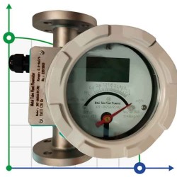 DN25 Przepływomierz ze stali nierdzewnej rotametr LZ PN40 (woda), 0,4...4,0 m3/h, 4-20mA, Ex