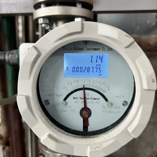 DN25 Przepływomierz ze stali nierdzewnej rotametr LZ PN40 (woda), 0,4...4,0 m3/h, 4-20mA, Ex