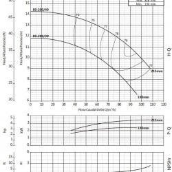 Wspornikowa pompa nawadniająca BS4 80-200/40 (72/12,4), 4kW, 1450 bez silnika