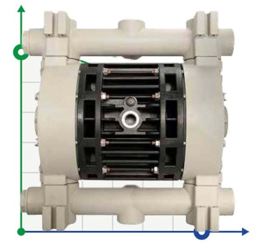 Pneumatyczna pompa membranowa BOXER 150 PP IB150P-D-DPD--.
