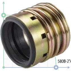 Uszczelnienie wału sprężarki R-J580 1, D, CAR/SIC, HNBR, A3/65Mn