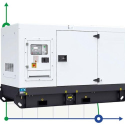 Przemysłowy generator diesla XHYP-64GF z ATS, silnik Perkins 80kVA, 64kW, 380V/50HZ typ zamknięty