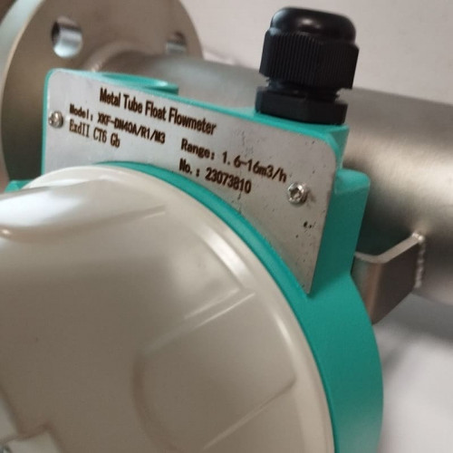 DN40 Przepływomierz ze stali nierdzewnej rotametr LZ PN40 (mieszanina alkoholi), 1600...16000 l/h, 4-20mA, Ex