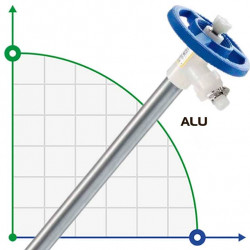 Część pompy (rura) pompy beczkowej FLUIMAC NETTUNE z ALU (wał AISI 316), 1200 mm, Ø41 mm