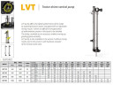 Pompa lagunowa WOM Veneroni LVT 15/540, 3m, 522 m3/h