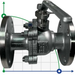 PN16 DN40 Zawór kulowy ze stali nierdzewnej AISI 316, gniazdo PTFE