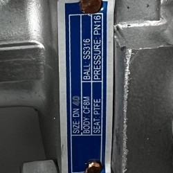 PN16 DN40 Zawór kulowy ze stali nierdzewnej AISI 316, gniazdo PTFE