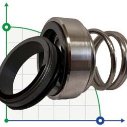 Uszczelnienie pompy R-BT-RN 80, SS/CAR, VITON, 304, T8RN