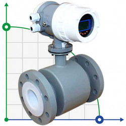 DN80 Przepływomierz elektromagnetyczny KLD PN16 (słona woda), 5-54 m3/h, 4-20mA+RS485, stal węglowa
