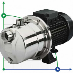 Pompa samozasysająca ze stali nierdzewnej JX/150, 1,1 kW, 4,5 m3/h, 59m, 380V/T, AISI 304 (EBARA JEX)