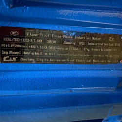 Inline-Edelstahlpumpe IHG 65-200/2-304, 25/50, 7,5 kW, 2900 U/min, 380 V, Ex