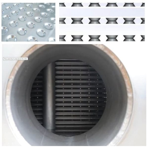 Składany szerokokanałowy przeciwprądowy wymiennik ciepła TRSHP 1035-96/1,5