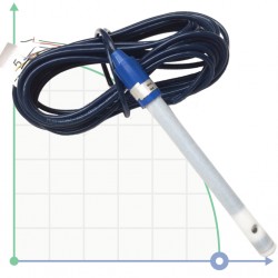 Grafitowy czujnik przewodności CD, PTFE GR, K=1 (0-100 mS) bez czujnika temperatury