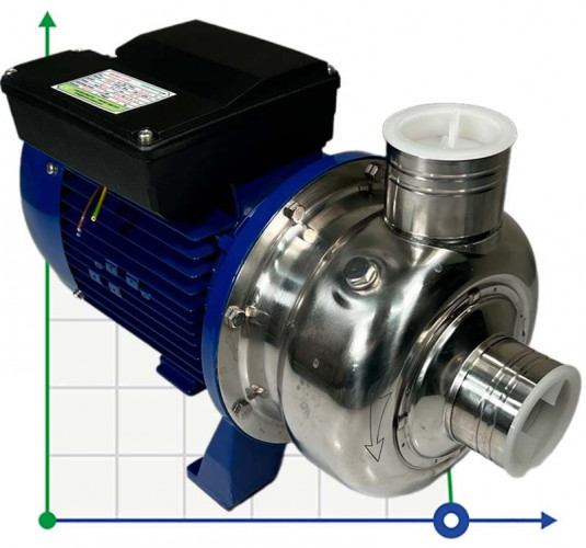 Pompa odśrodkowa BB300/110D, AISI304, 220V/50Hz, 2900