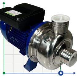 Pompa odśrodkowa BB300/110D, AISI304, 220V/50Hz, 2900