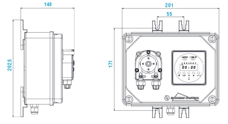 Jednostka dozująca timer BioClean Control/B 0202 Santoprene