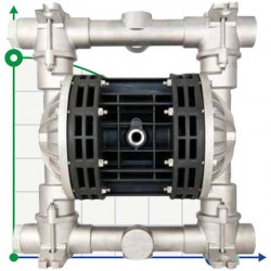 Pneumatyczna pompa membranowa BOXER 251 ALU B250-AL-HTAIV