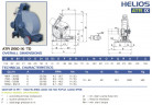 Pompa perystaltyczna dla chemii FLUIMAC HELIOS ATR 280 IX 52596 l/h, 11 kW, 48 obr/min, z regulacją wydajności i przetwornicą częstotliwości