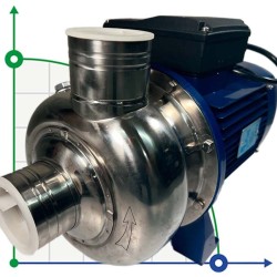 Odśrodkowa pompa wodna BB300/150D, AISI304, 220V/50Hz, 2900