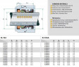 Uszczelnienie pompy R-104A 17, CAR/CER, EPDM, 304