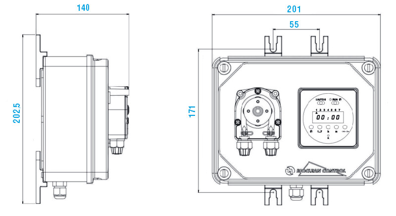 Jednostka dozująca timer BioClean Control/B 0303 Santoprene