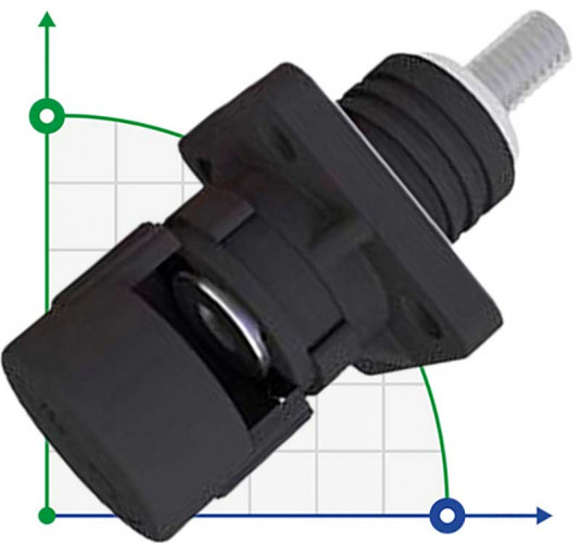 CN06-LSP120A-03-LD, 120A, 1000V DC złącze śrubowe, czarne