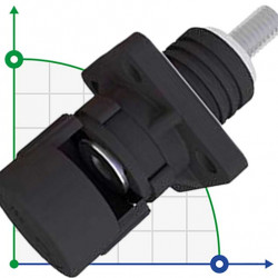 CN06-LSP120A-03-LD, 120A, 1000V DC złącze śrubowe, czarne