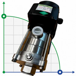 Pozioma pompa wielostopniowa DW(S)5-30/055D, AISI304, 220V/50Hz do systemów zaopatrzenia w wodę