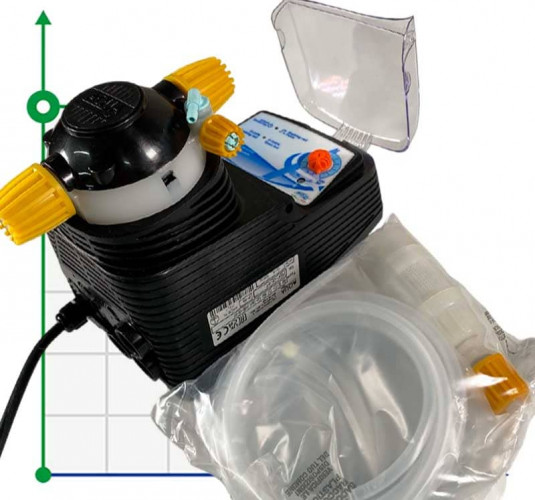 Pompa dozująca elektromagnetyczna PDE HC151+ CST M60 240V PVDF-CE-DT, 1-10 l/h, 7-1 bar