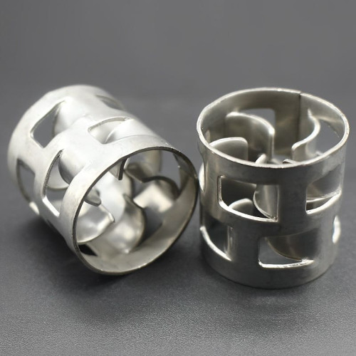 Wypełnienia metalowe Pierścienie Palla AISI 304, 38x38x0.6 mm, Metal Pall Ring