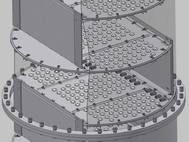 Płyta zaworowa ADV® 600 mm dla kolumn, projektowanie i produkcja