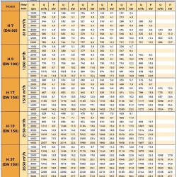 Dmuchawa RUUT BLOWER H 17 (DN 150), 1510m3/h
